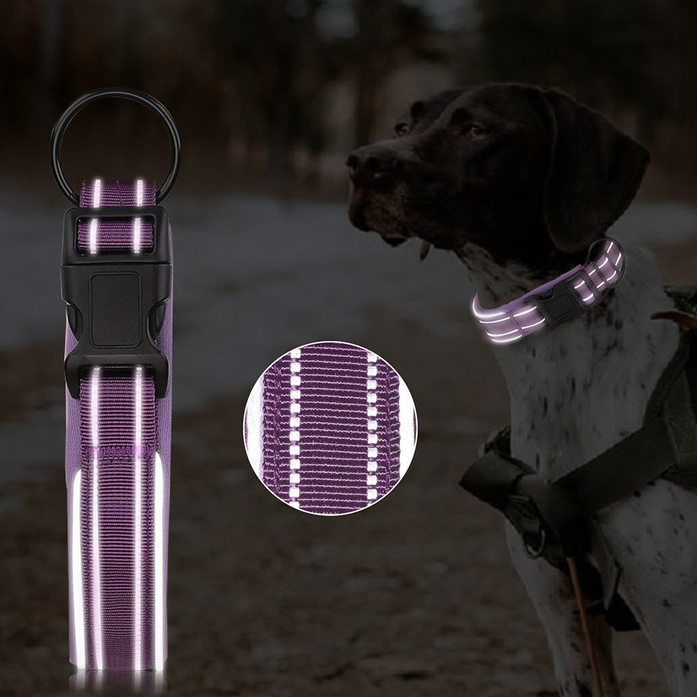 Pet Dog Reflective Polyester Collar